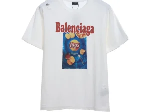 Chips co-branded print T-shirts