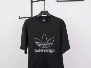 Balenciaga X Adidas Letter Embroidery T-Shirt