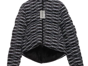 Twill all over printed down jacket